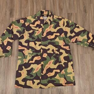Vintage Czechoslovakian Jacket Salamander Camo VZ 60 Mlok Paratrooper 1960s